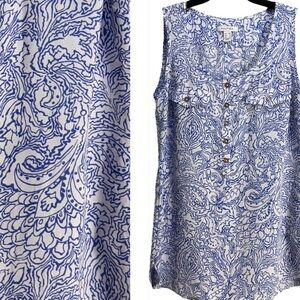 Nautica Sleeveless Summer Blouse